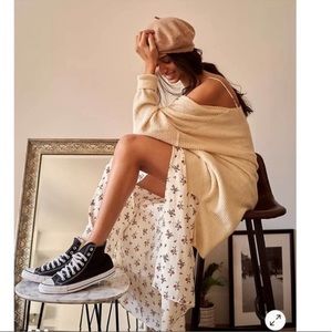 🆕🔥🌼NWT Free People Out & About Maxi Slip Dress